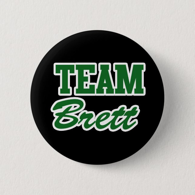 Team Brett Survivor 2 Inch Round Button (Front)