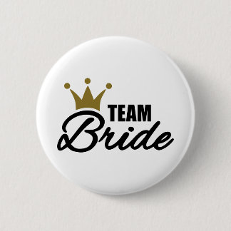 Team Bride 2 Inch Round Button
