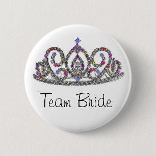 Team Bride 2 Inch Round Button