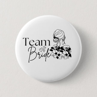 Team Bride 2 Inch Round Button