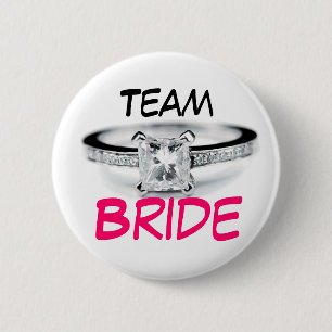 Team Bride 2 Inch Round Button