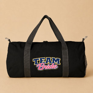 Team Bride Bold Wedding Party Duffle Bag