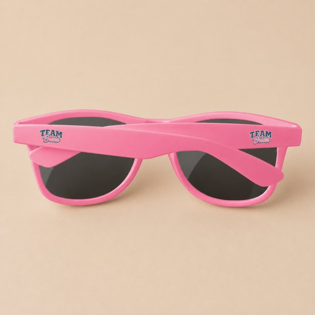 Team Bride Bold Wedding Party Sunglasses (Creator Uploaded)