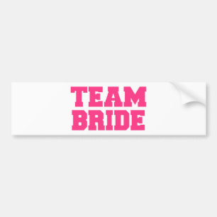 Team Bride Bumper Sticker