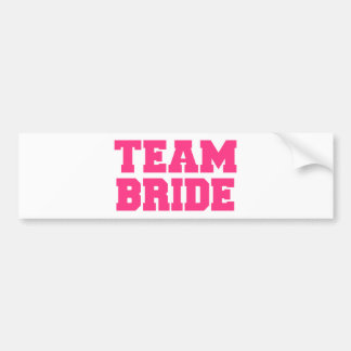 Team Bride Bumper Sticker