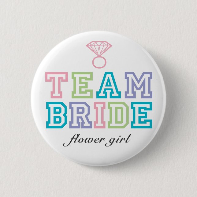 Team Bride Button (Front)