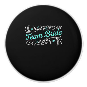 Team Bride Ceramic Knob