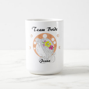 Team Bride   Customizable Hand Sketch   Coffee Mug