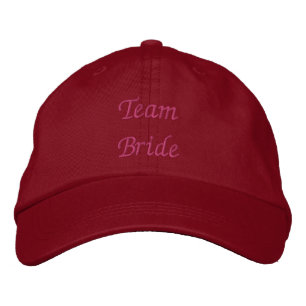 Team Bride Embroidered Hat