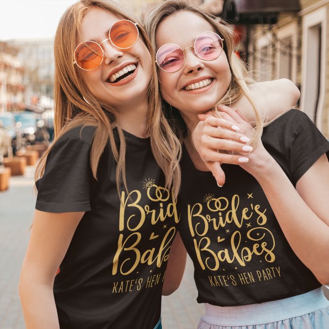 Team Bride Fun Bachelorette Party T-Shirt (Creator Uploaded)