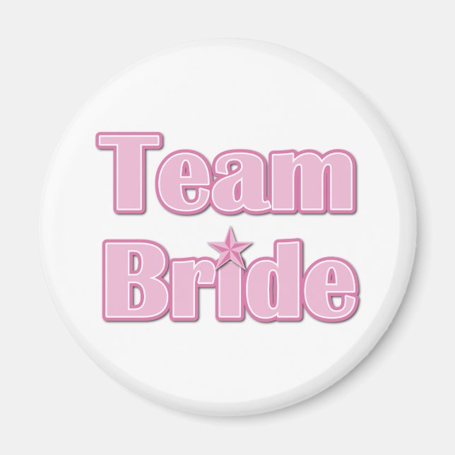 Team Bride Magnet (Front)