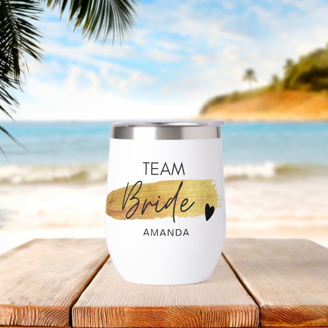 Team Bride Personalized Bachelorette Party Favour (Beach)