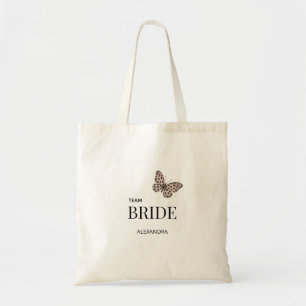 Team Bride Personalized Wedding Design Tote Bag