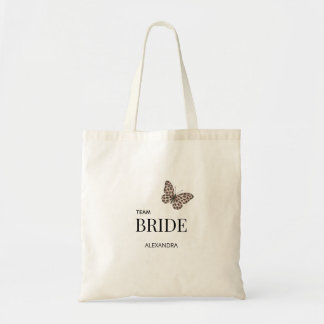 Team Bride Personalized Wedding Design Tote Bag