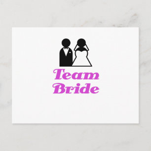 Team Bride Postcard