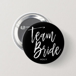 Team Bride   Script 2 Inch Round Button
