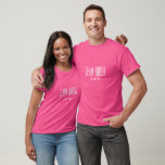 Team Bride Shirt<br><div class="desc">Team bride, this short sleeve, cotton crew neck shirt is shown in the wow pink colour with white colour text with a sample last name, so you can customize this shirt to your liking, by clicking on customize button, look to right and find the appropriate boxes and change the sample...</div>
