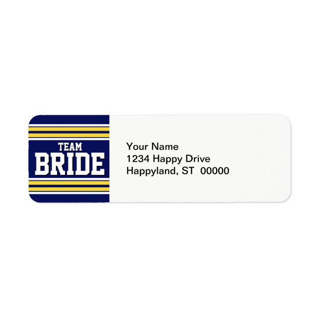 Team Bride Sports Jersey (Front)