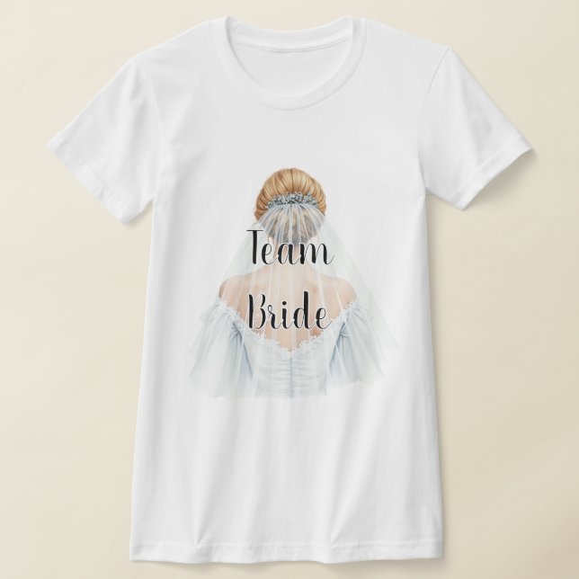 Team Bride T-Shirt (Laydown)