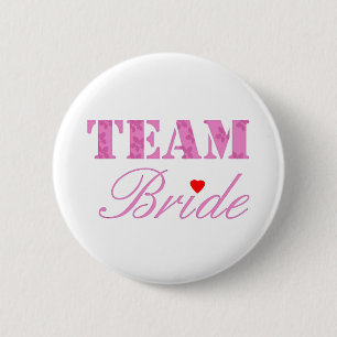 Team Bride Theme 2 Inch Round Button