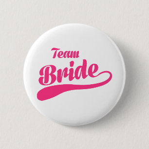 Team Bride Wedding 2 Inch Round Button