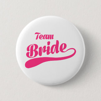 Team Bride Wedding 2 Inch Round Button