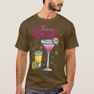 Team Bride Wedding Bride To Be Bachelorette Bridal T-Shirt