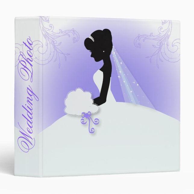 Team bride Wedding gown Bride bridal silhouette Binder (Front/Spine)