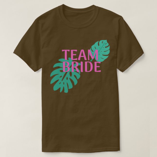 Team bride Wedding party T-Shirt (Design Front)