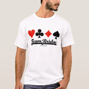 Team Bridge (Four Card Suits) T-Shirt