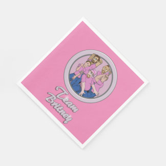 Team Britney napkins