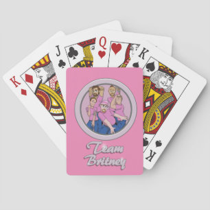 Team Britney playing cards