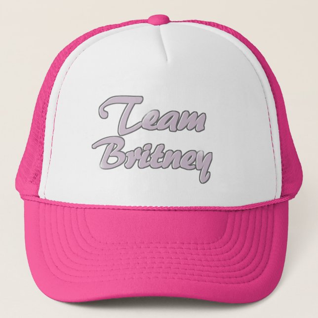 Team Britney trucker Hat (Front)