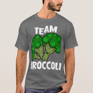 Team Broccoli Vegan Vegetarian Vegetable Lover  T-Shirt