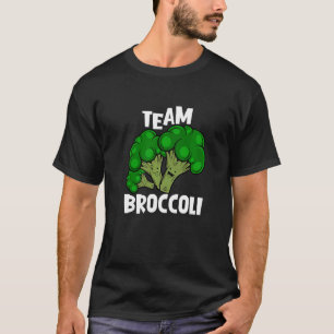 Team Broccoli Vegan Vegetarian Vegetable T-Shirt