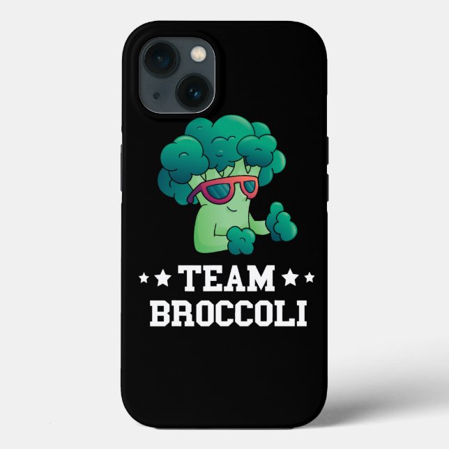 Team Broccoli Vegetarian Broccoli Lover Green Vege Case-Mate iPhone Case (Back)