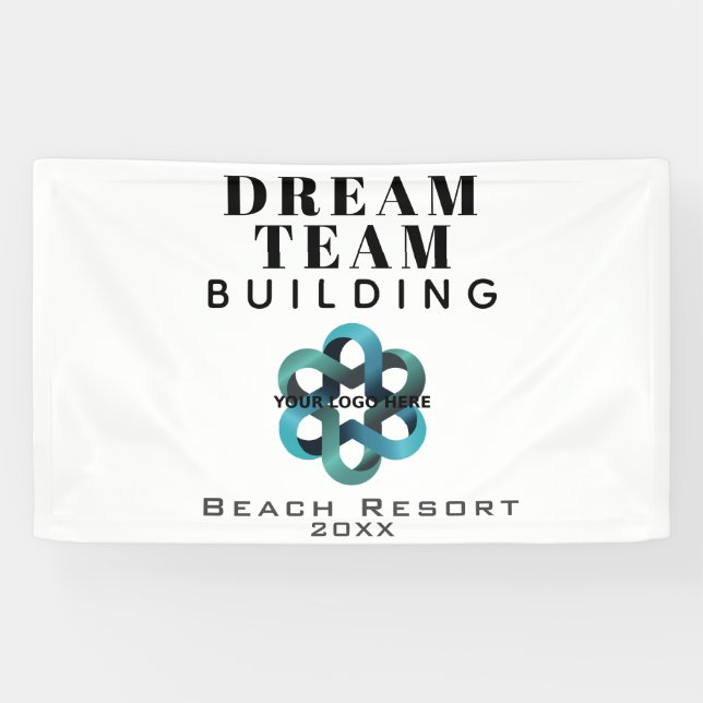 Team Building Dream Team Company Logo Banner (Horizontal)