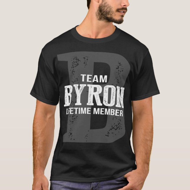 Team Byron Lifetime Member T-Shirt (Front)