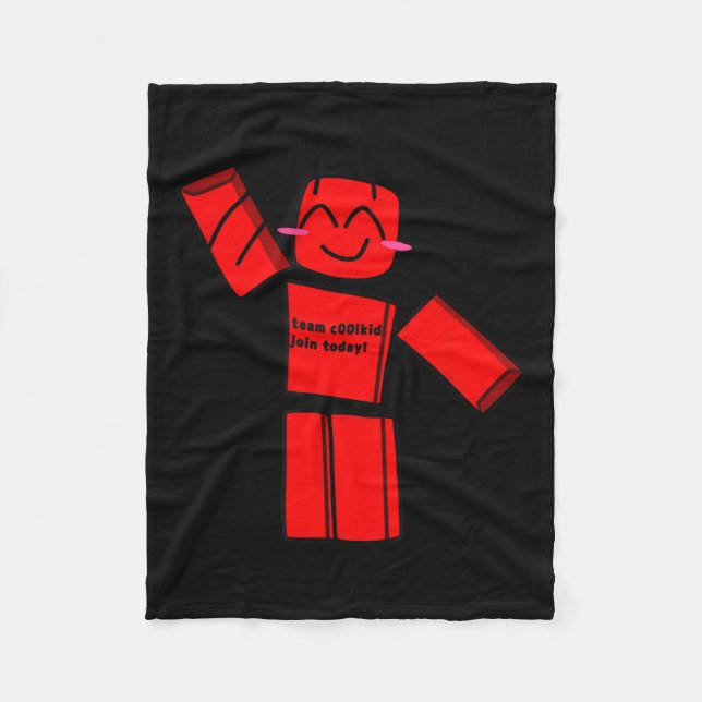 Team C00lkidd Join Today Funny Trending Quote  Fleece Blanket (Front)