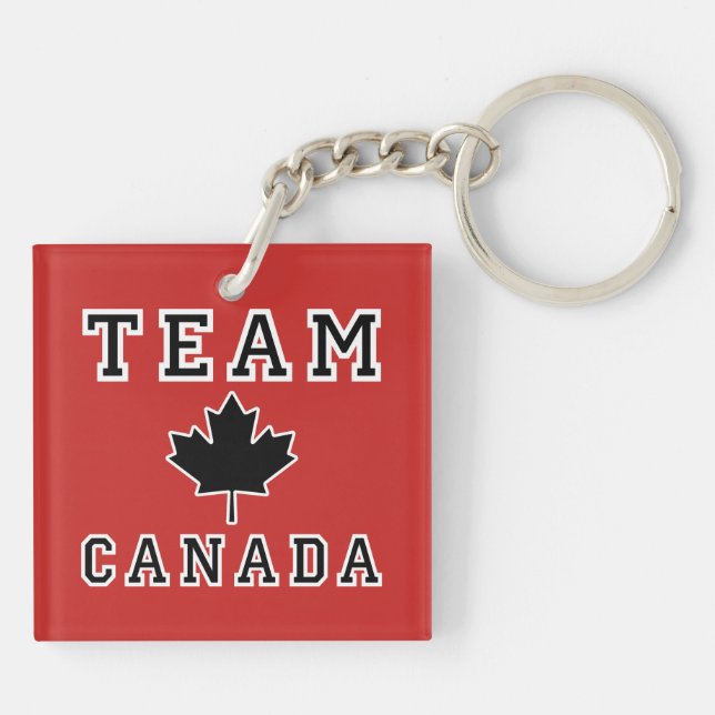 Team Canada Keychain (Back)