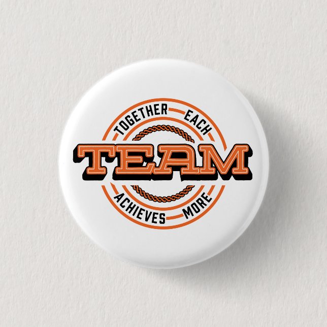 TEAM Cap 1 Inch Round Button (Front)