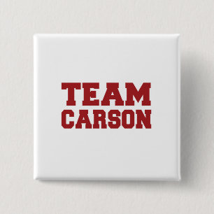 Team Carson 2016 2 Inch Square Button
