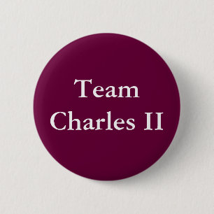 Team Charles II 2 Inch Round Button