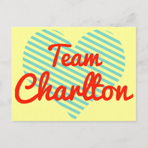 Team Charlton Postcard