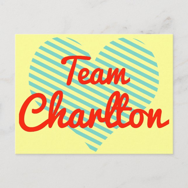 Team Charlton Postcard (Front)