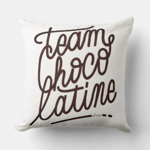Team Chocolatine Throw Pillow