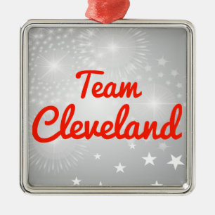 Team Cleveland Metal Ornament