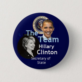 Team Clinton Button