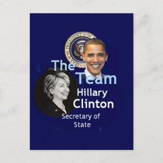 Team Clinton Postcard