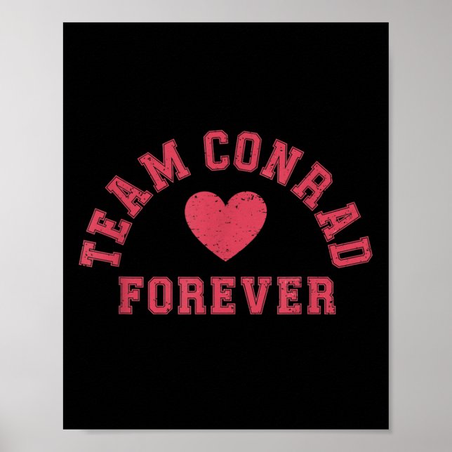 Team Conrad Retro Forever Vintage _1  Poster (Front)